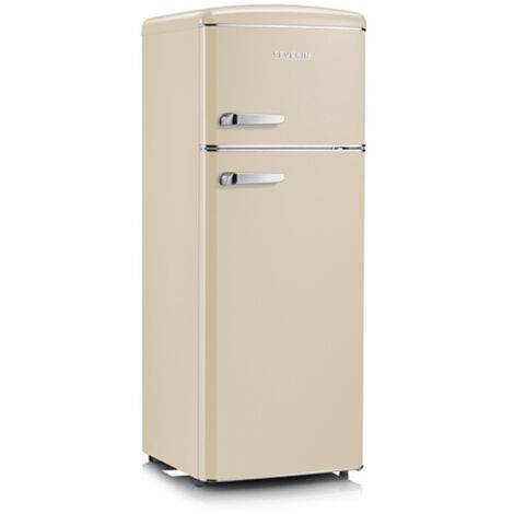 Frigorifero Retrò doppia porta Severin Crema RKG 8933