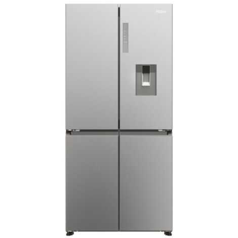 Haier Cube 83 Serie 3 HCR3818EWMM frigorifero side-by-side Libera installazione 463 L E Platino, Acciaio inox