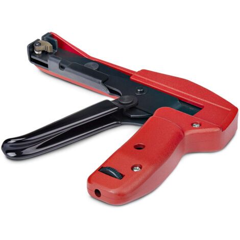 StarTech.com Pistola per fascette in nylon, strumento per l'installazione/serraggio e il taglio di fascette per cavi, pinza per fascette in nylon da 2,4 mm a 4,8 mm, TAA (1/4)
