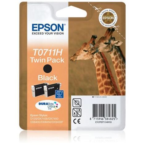 Epson Giraffe T0711H C13T07114H20 Cartuccia d'Inchiostro 1 pz Originale (1/3)