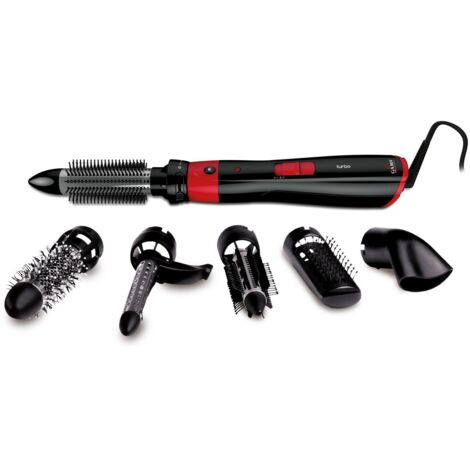 GA.MA Phon Multistyler Turbo, Per Look Ricci e Lisci, con 3 Termo Spazzole Rotonde di 21, 30 e 33 mm, con 6 Accessori intercambiabili, 1200 W, Tecnologia Nano Silver, 3 Velocità, 3 Temperature, Cavo G