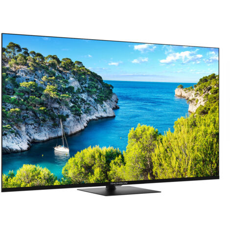 Thomson 43\\ pollici 4K UHD Google TV filigranes Rahmendesign 109,2 cm 43 pollici 4K Ultra HD Smart TV Wi-Fi Nero