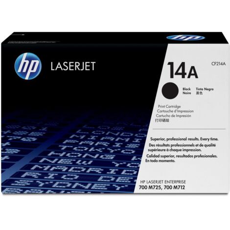HP 14A Black Original LaserJet Toner Cartridge cartuccia toner 1 pz (1/4)