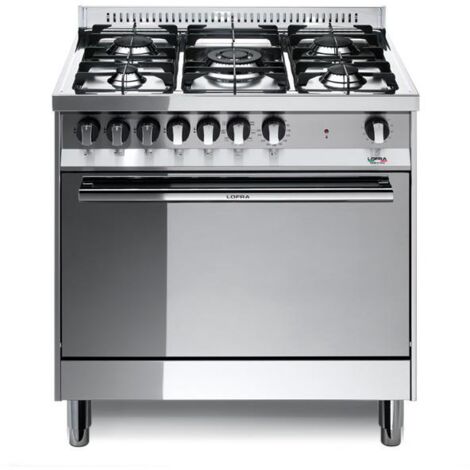 Lofra MG86MF-C Cucina a gas 5 fuochi a gas valvolati III Serie di cui 1 tripla corona forno 94lt multifunzione elettrico a 9 programmi