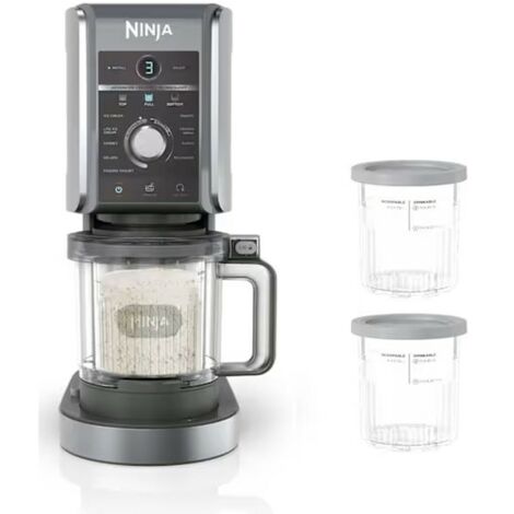Ninja NC502EU macchina per gelato 0,709 L 800 W Nero, Argento (1/5)