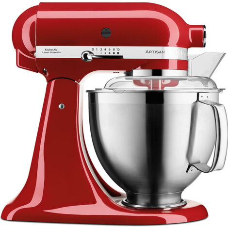 KitchenAid Artisan 5KSM185PS Robot da cucina Impastatrice 300 W 4,8 L Rosso