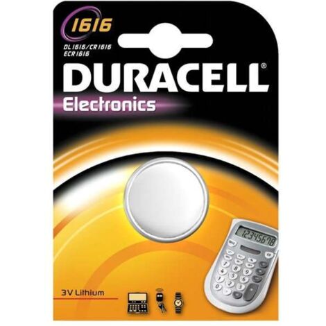 Pila Bottone Litio Dl1616 Duracell
