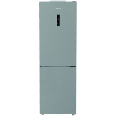 Hotpoint Ariston HPK 26362 XP4E Frigorifero combinato a libera installazione, Dual no frost, 60cm, Classe E, Silver, 37 dbA, h186,5 cm