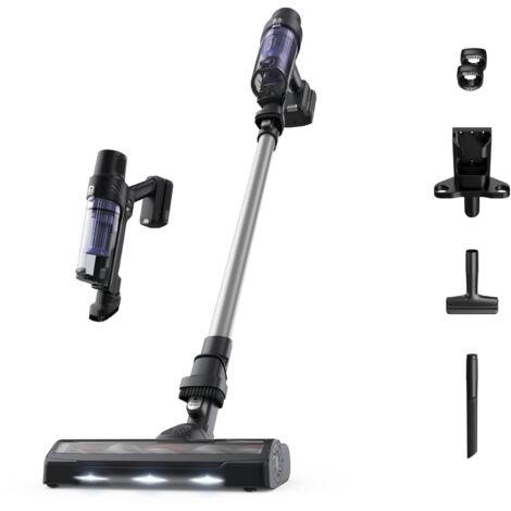 Rowenta RH6A35 Aspirapolvere a Bastone 2in1 Senza Sacchetto Viola e Argento 45min