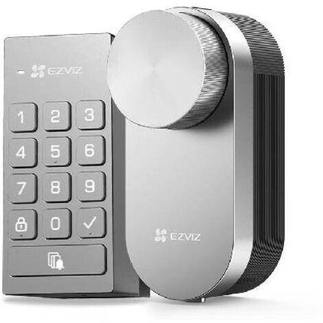 Ezviz DL01 PRO Kit Serratura Intelligente con Tastierino e Apertura Smartphone Fai-da-te