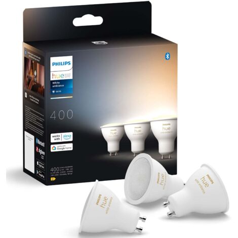 Philips Hue White ambiance GU10 - faretto connesso - (confezione da 3) (1/5)