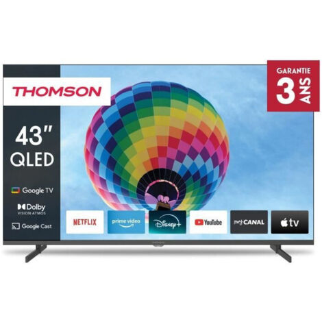 Thomson 43QG4S14 TV 109,2 cm (43") 4K Ultra HD Smart TV Wi-Fi Grigio