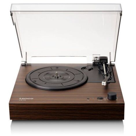 Lenco LS-15WD piatto audio Giradischi con trasmissione a cinghia Legno (1/5)