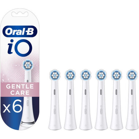 ORAL-B Testine di Ricambio iO Gentle Care 3pz Setole Ultra Morbide per Spazzolino