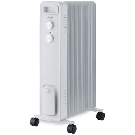 Argoclima Warm9 Radiatore ad Olio Minerale Diatermico da 9 Elementi, 2000W, Colore Bianco (1/5)