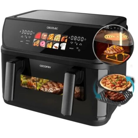 Cecotec Cecofry&grill Duoheat 10000 Friggitrice Ad Aria Doppia Resistenza 10L