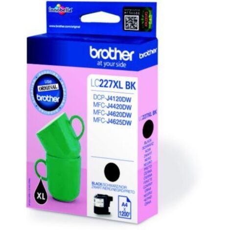 Ink-jet brother lc-227xl negro dcp-j4120dw / mfc-j4420dw / j4620dw / j4625dw 1200 pag (1/5)