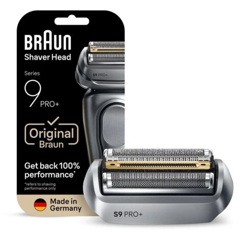 Braun Testina di Ricambio Series 9 94M Argento per Rasoio Elettrico Uomo