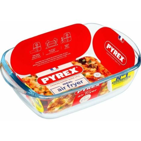 Pirofila per friggitrice ad aria - PYREX - 1450143 - Rettangolare - In vetro borosilicato - 23 x 15 cm