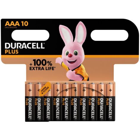 12BLISTER PILA MINISTILO 'MN 2400' Pezzi 10 1,5 V AAA Plus 100+100% extra life