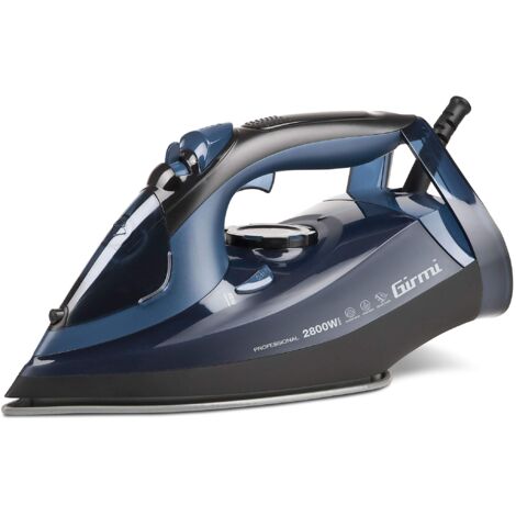 Girmi ST6204 Ferro da Stiro a Vapore 2800W, Colpo Vapore 140g, Serbatoio 380ml, Piastra INOX con Asola Salvabottoni, Stiratura a Secco e a Vapore Anche in Verticale