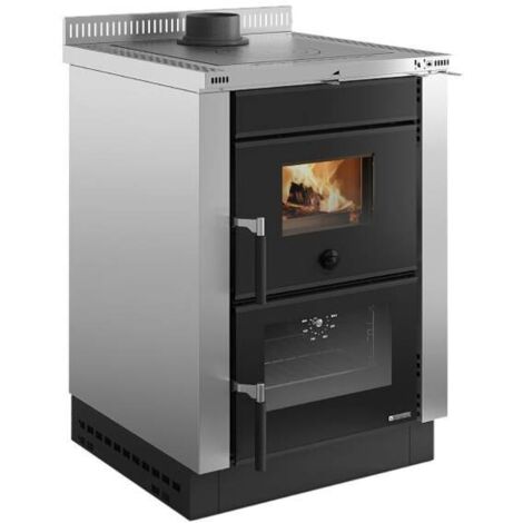 La Nordica Vicenza EVO VST Interno Caminetto freestanding A legna Acciaio inox