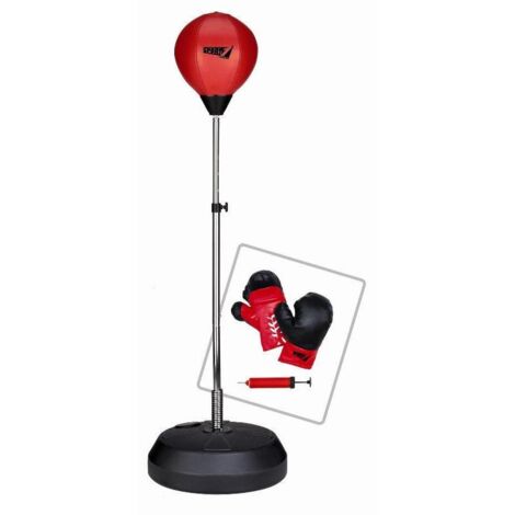 Mandelli Punching Ball Pro Con Guantoni E Pompa Altezza 120 145 Cm (1/2)