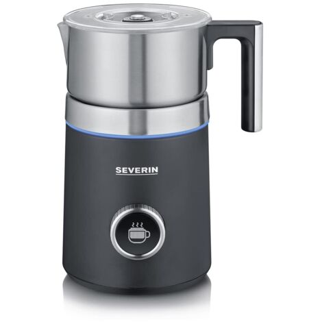 Severin Spuma 700 Plus Montalatte Nero, Acciaio inox
