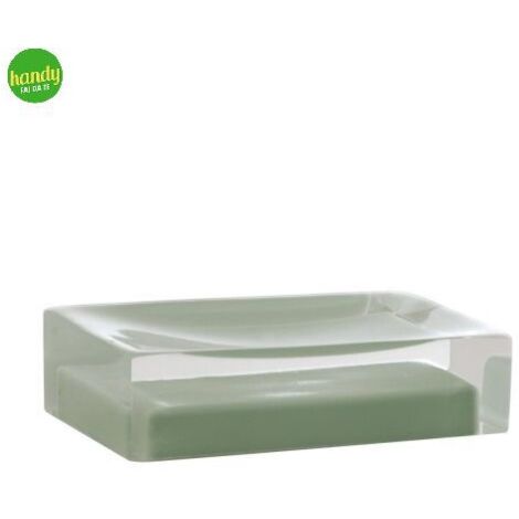 Portasapone da appoggio Gedy Rainbow verde menta