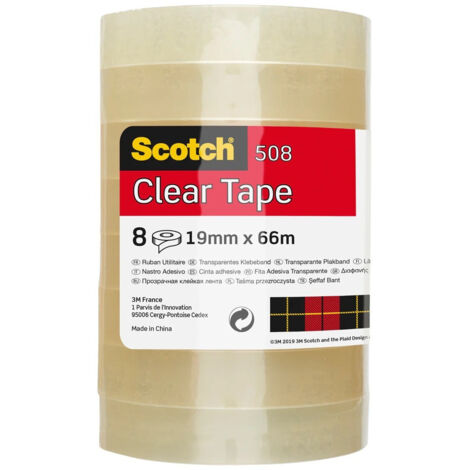 Scotch FT-5100-9733-8 5081966 Nastro adesivo trasparente (l x p) 66 m x 19 mm 8 pezzo(i) (1/3)