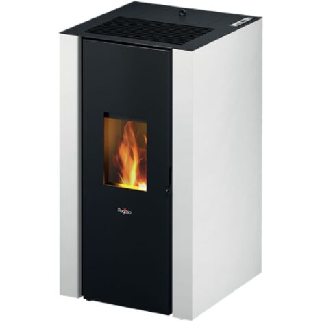Pegaso Stufa A Pellet Elane 9 Ermetica Canalizzabile 8,5 kW Bianco