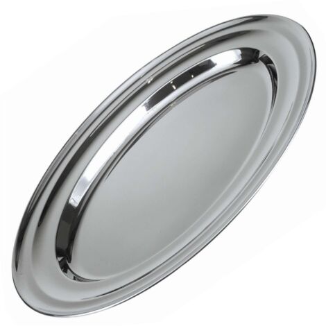 Ilsa Vassoio Da Portata Ovale In Acciaio Inox 18/10 50 Cm