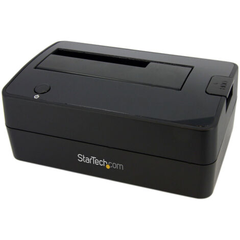 StarTech.com SATDOCKU3S docking station per unità di archiviazione USB 3.2 Gen 1 (3.1 Gen 1) Type-B Nero (1/4)