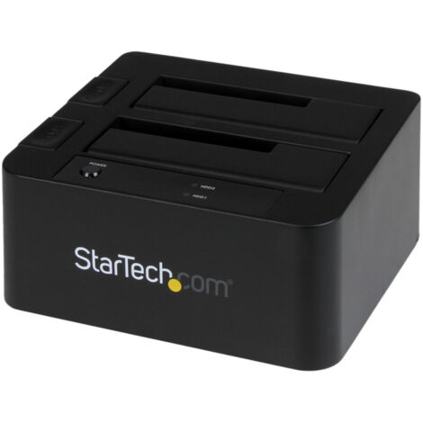 StarTech.com SDOCK2U33EB docking station per unità di archiviazione USB 3.2 Gen 1 (3.1 Gen 1) Type-B Nero (1/5)