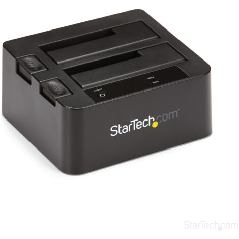 StarTech.com SDOCK2U313 docking station per unità di archiviazione USB 3.2 Gen 2 (3.1 Gen 2) Type micro-B Nero (1/5)
