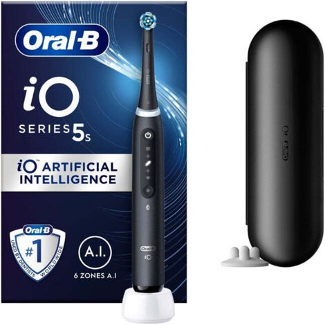 Oral-B iO 5 Adulto Spazzolino rotante Nero (1/5)