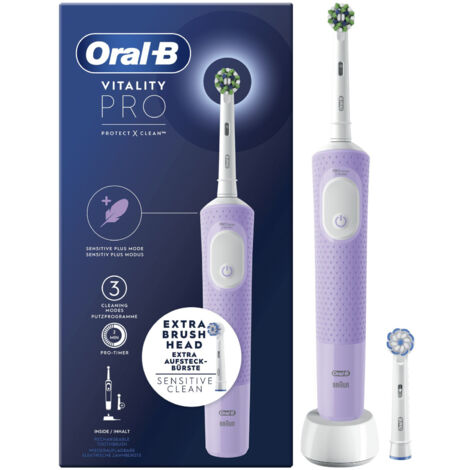 Spazzolino Elettrico Oral-B Vitality Pro 3 Impostazione Timer Viola
