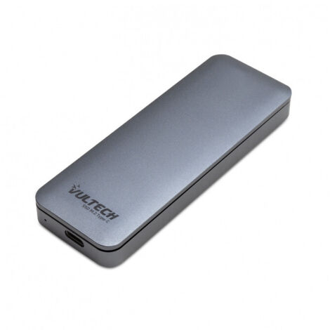 Vultech GS-NVMETC Box Esterno Custodia per SSD PCIe M.2 NVMe Type-C Grigio
