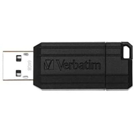 Verbatim PinStripe - Memoria USB da 64 GB - Nero