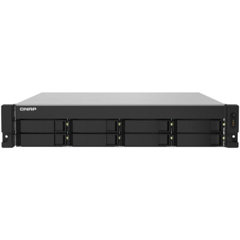 QNAP TS-832PXU-RP NAS Armadio (2U) Collegamento ethernet LAN Nero AL324 (1/4)