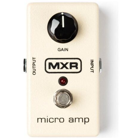 MXR M133 Micro Amp pedale effetto Booster per chitarra elettrica Bianco