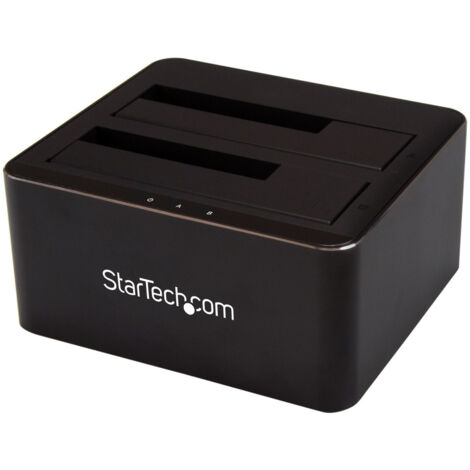 StarTech.com SDOCK2U33V docking station per unità di archiviazione USB 3.2 Gen 1 (3.1 Gen 1) Type-B Nero (1/3)