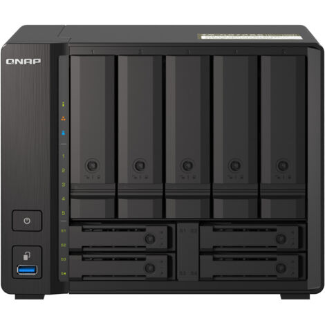 QNAP TS-H973AX NAS Tower Collegamento ethernet LAN Nero V1500B (1/4)
