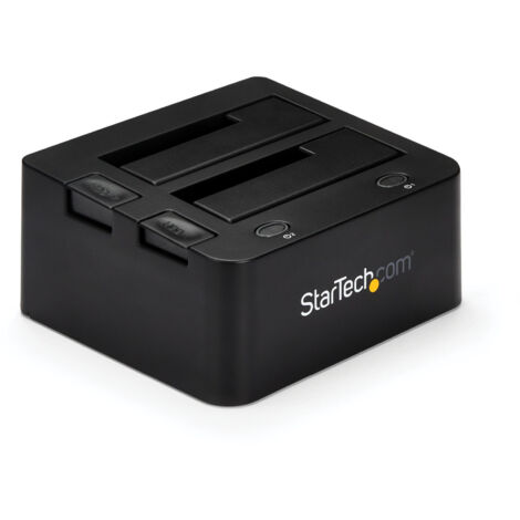 StarTech.com UNIDOCKU33 docking station per unità di archiviazione USB 3.2 Gen 1 (3.1 Gen 1) Type-B Nero (1/4)