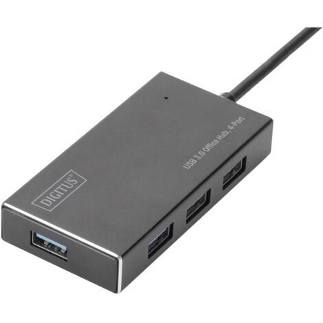 Digitus DA702401 Hub Usb 3.0 4 Porte Nero (1/5)