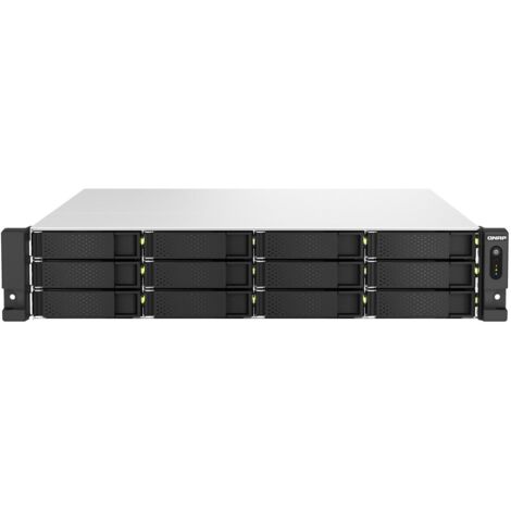 QNAP TS-H1887XU-RP NAS Armadio (2U) Collegamento ethernet LAN Nero, Bianco E-2336 (1/4)