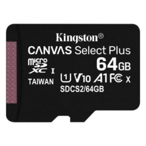 Kingston Memory Card Scheda Memoria Flash 64 GB Micro SDXC Classe 10 UHS-I
