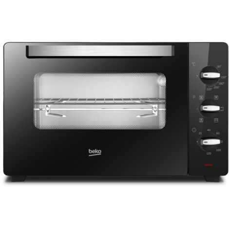 Beko Fornetto Elettrico BMOF45B 45 Litri 2000W Ventilato Con Girarrosto Nero