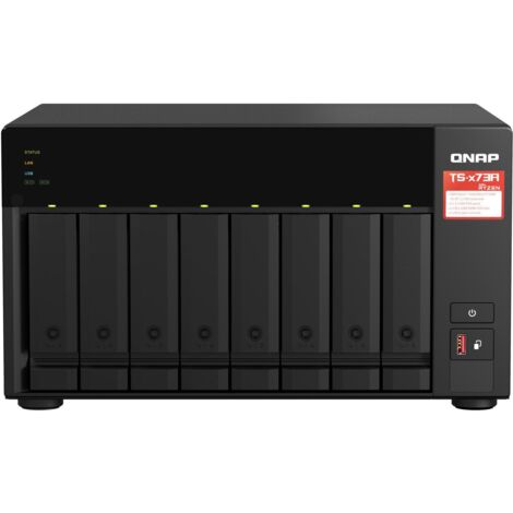 QNAP TS-873A NAS Tower Collegamento ethernet LAN Nero V1500B (1/4)