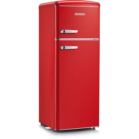 Frigorifero Retrò doppia porta Severin Rosso RKG 8930